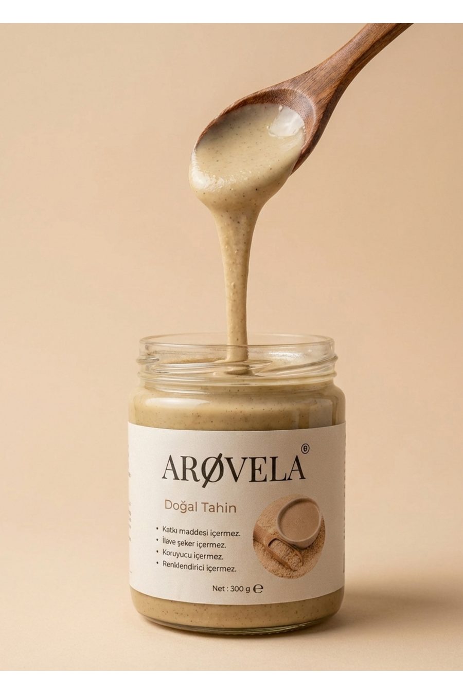 Tahini natural de un solo tostado 300 g — 2