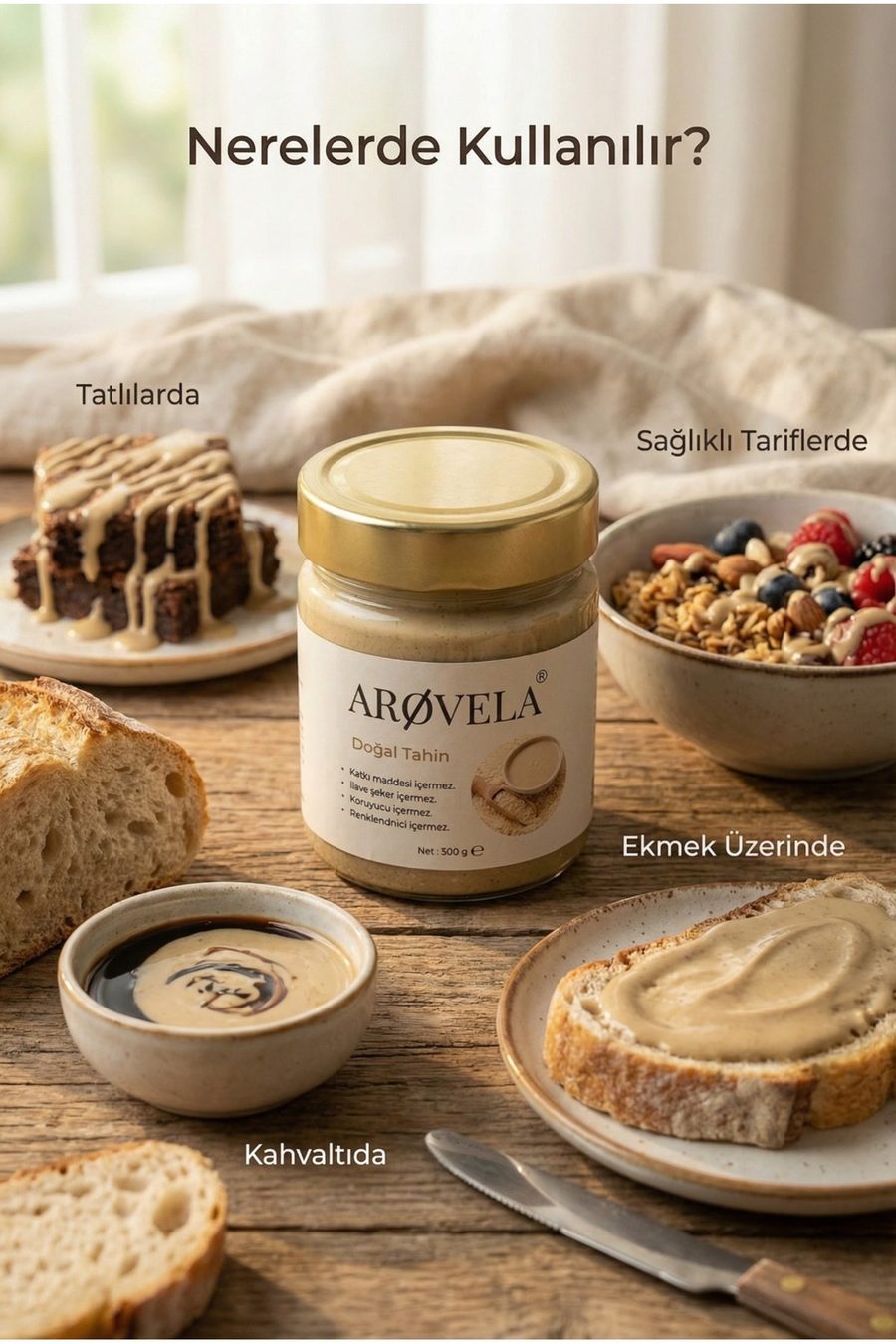 Tahini natural de un solo tostado 2 × 300 g — 2