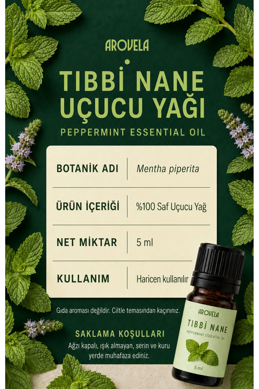 100%ピュア ペパーミント精油（Mentha piperita）5ml — 3