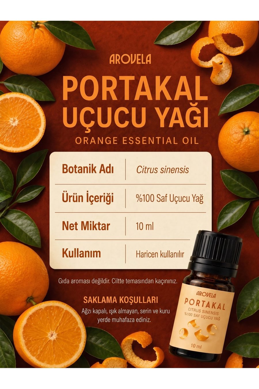 100% чистое эфирное масло апельсина (Citrus sinensis) 10 мл — 3