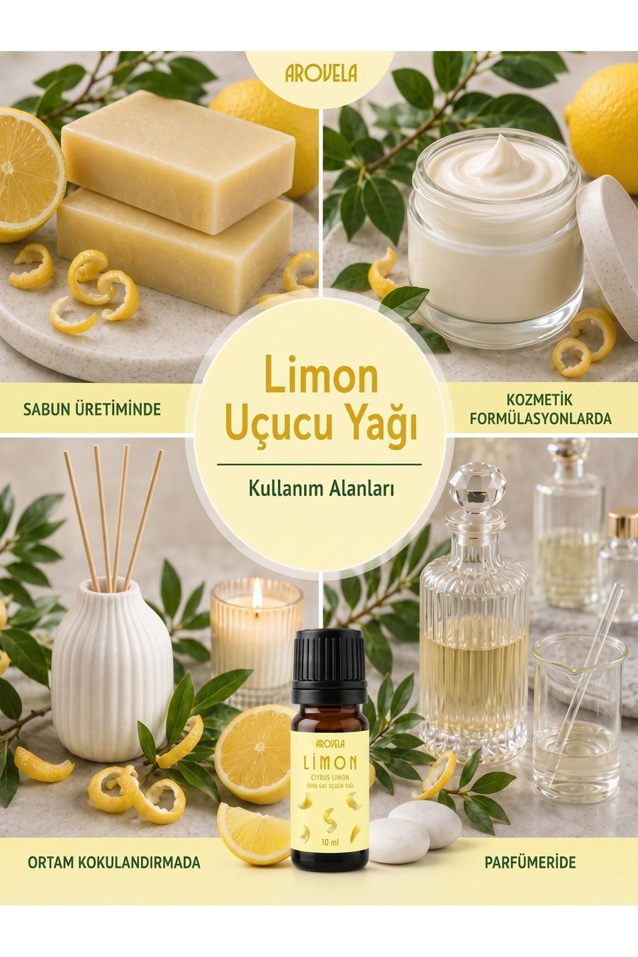 100% 纯柠檬精油（Citrus limon）10 ml — 2
