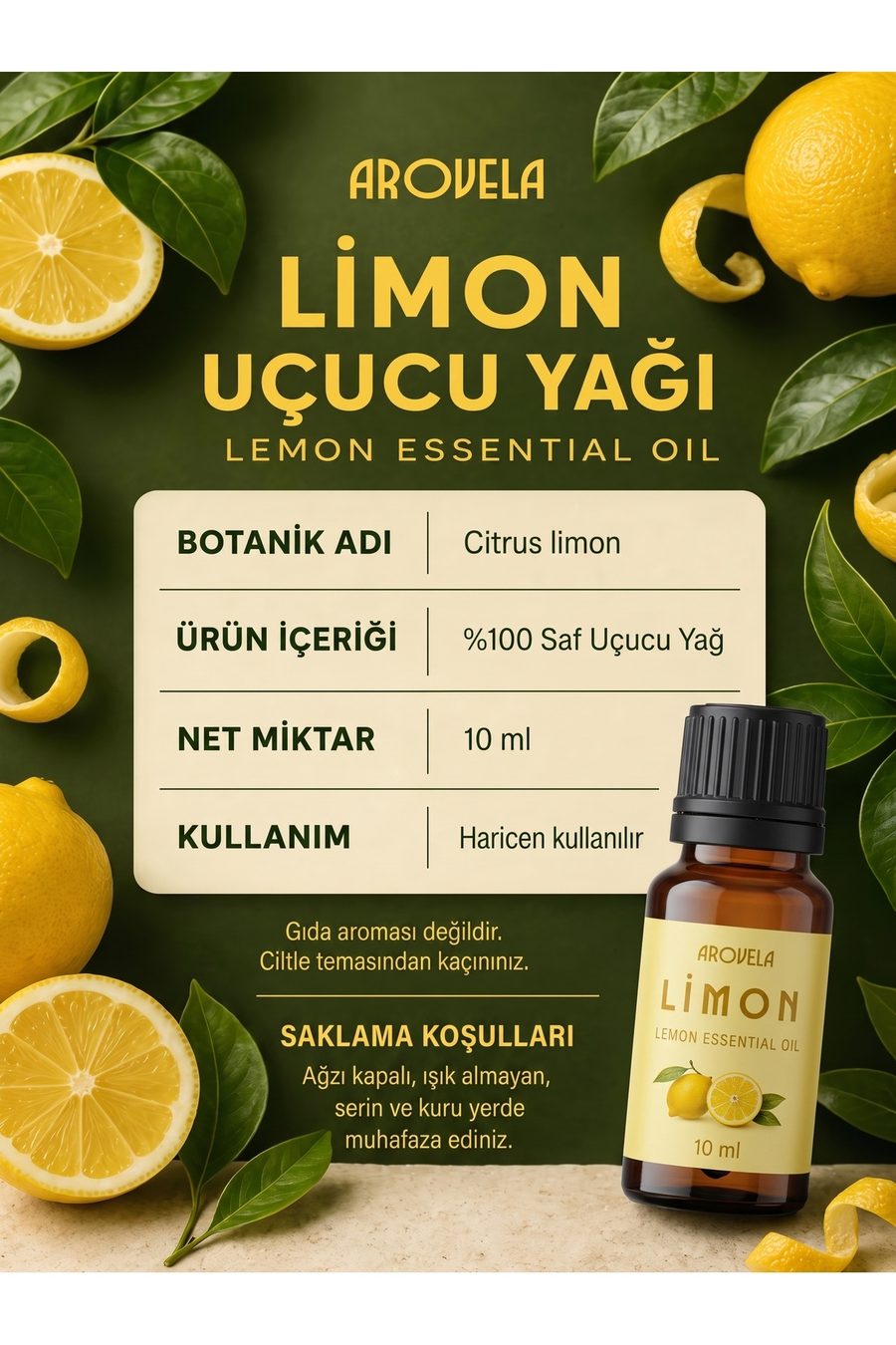 100% 纯柠檬精油（Citrus limon）10 ml — 3